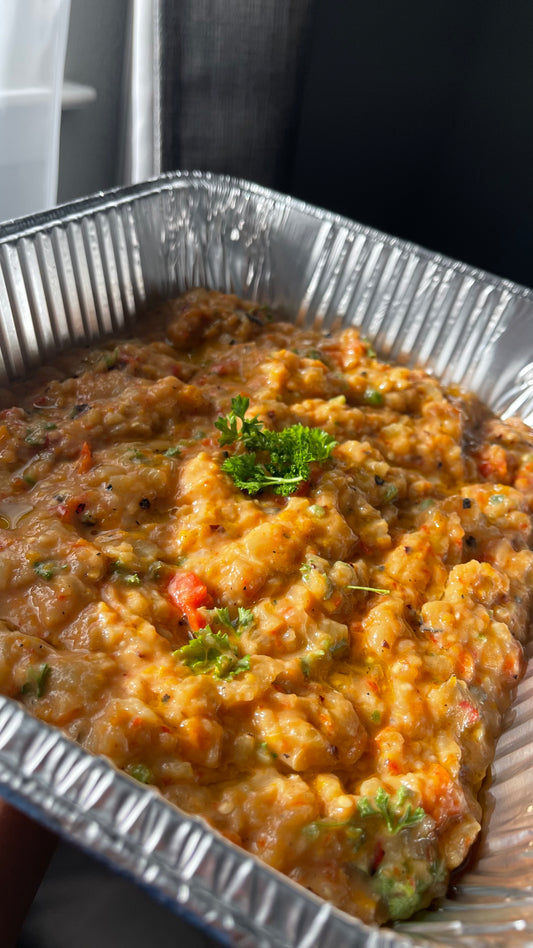 Roasted Red Bell Peppers Baba Ganoush