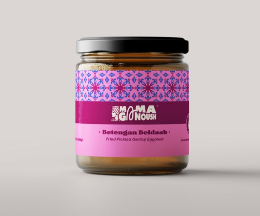 Betengan Beldaah / Fried Pickled Garlicy Eggplant